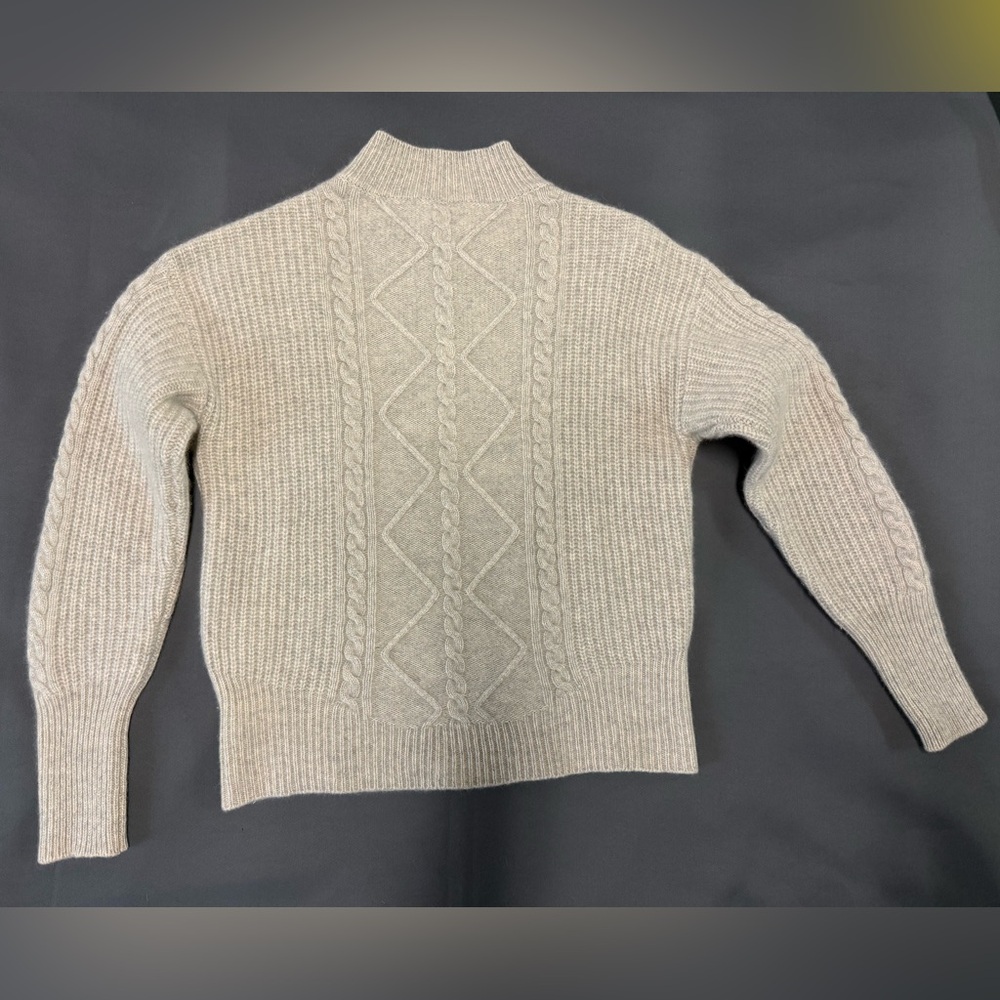 Cynthia Rowley 2-Ply Cashmere Cable
Knit  women Sweater Size M - Picture 4 of 9